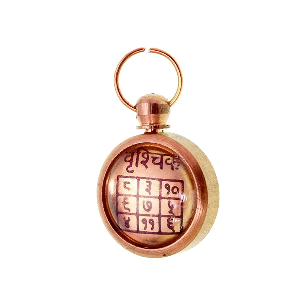 Vrishschika Rashi / Scorpio Zodiac Sign Pendant For Unisex(1x1.5x1 Cm