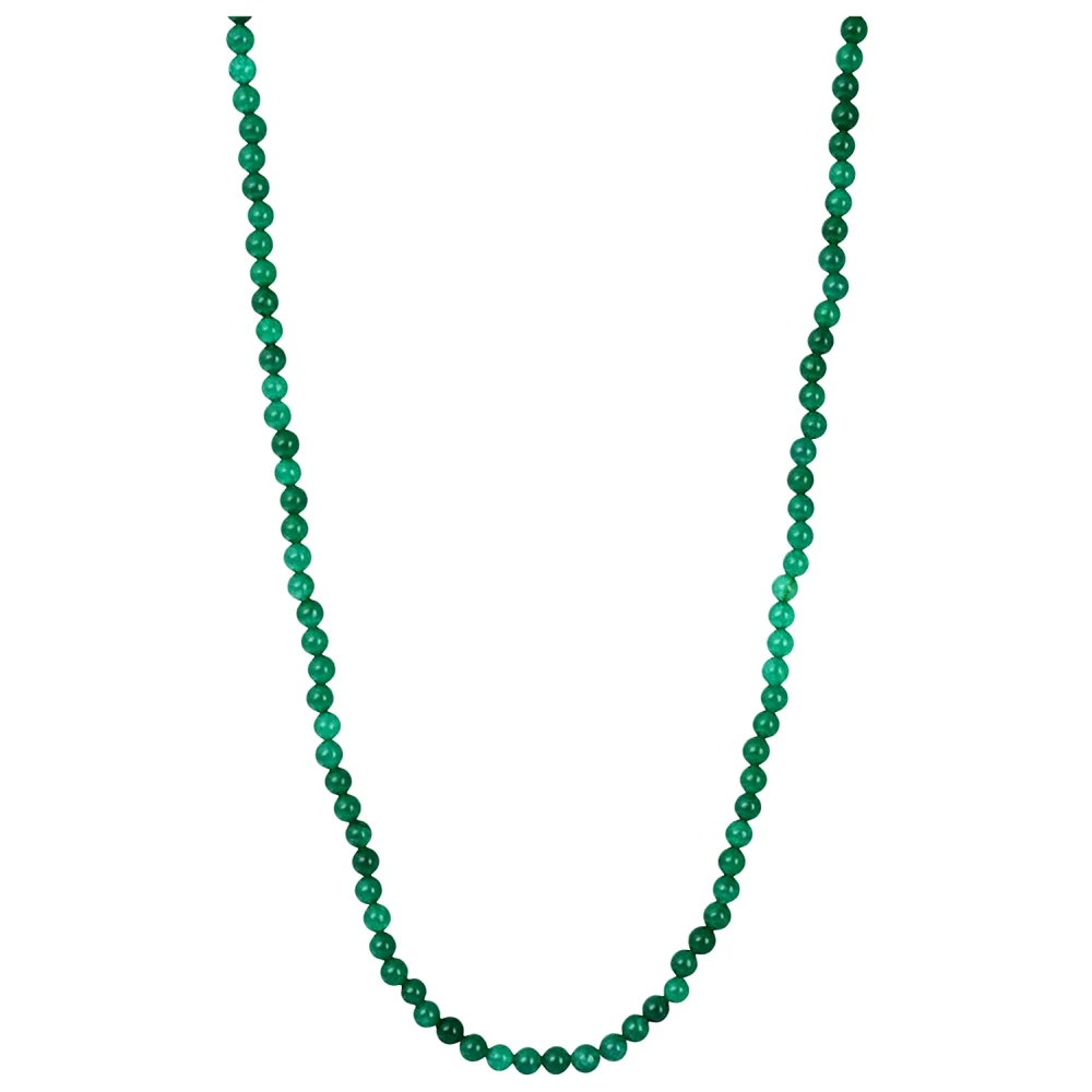 Natural Green Aventurine Prayer Mala  6.5 MM 108+1 Beads Jap Mala.