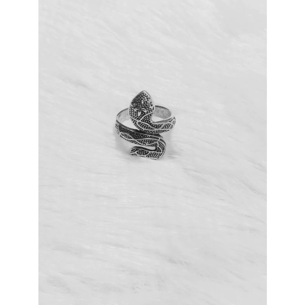 STAINLESS STEEL SNAKE RING  For Men Size-19