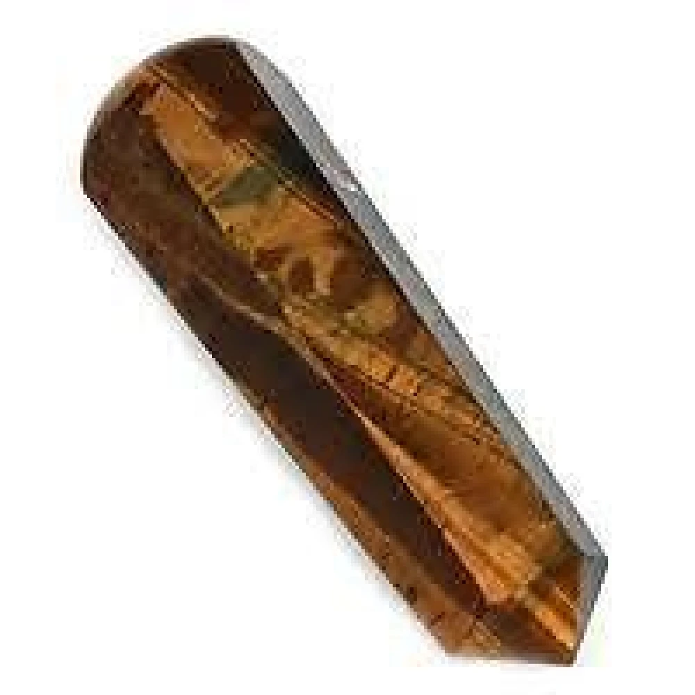 Tiger Eye Crystal Healing Wand with Healing and Calming Effects -Energy Generator.