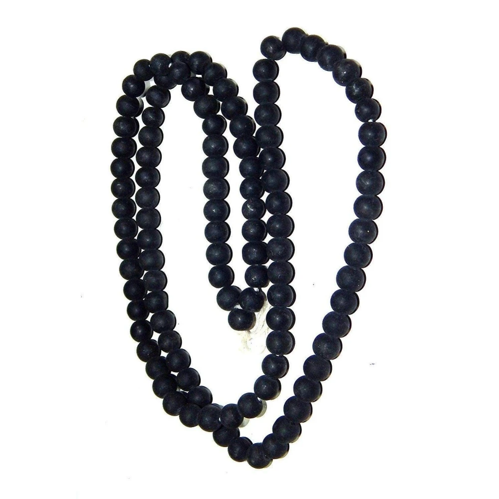 Shaligram Stones Prayer Mala -8 MM 108+1 Beads Jaap Mala.