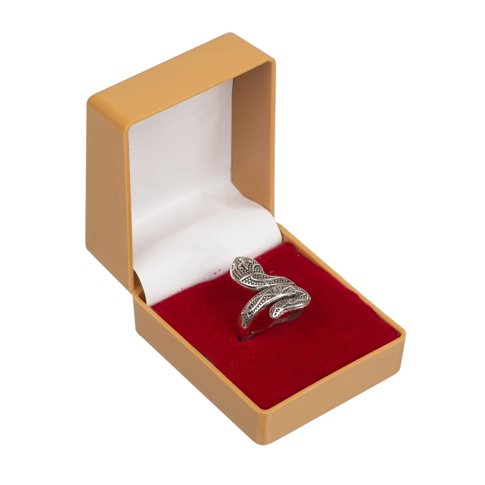 STAINLESS STEEL SNAKE RING  For Men Size-19
