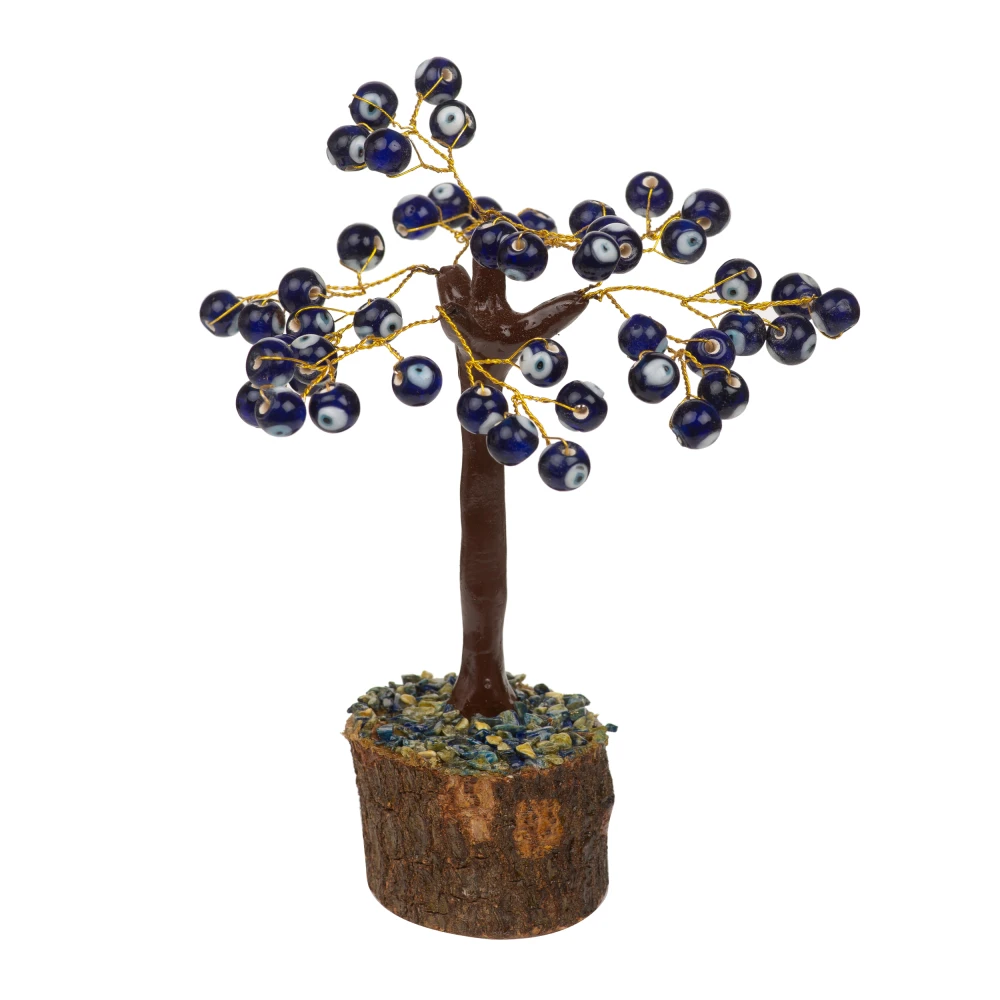Fengshui Blue Evil Eye Tree for Showpiece & Negative energy removal.