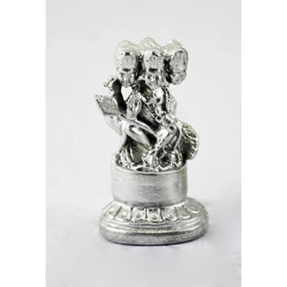 Mercury Lord Kartikeya Idol Parad Statue For Pooja (2 x 2 x 4 Cm, Silver.
