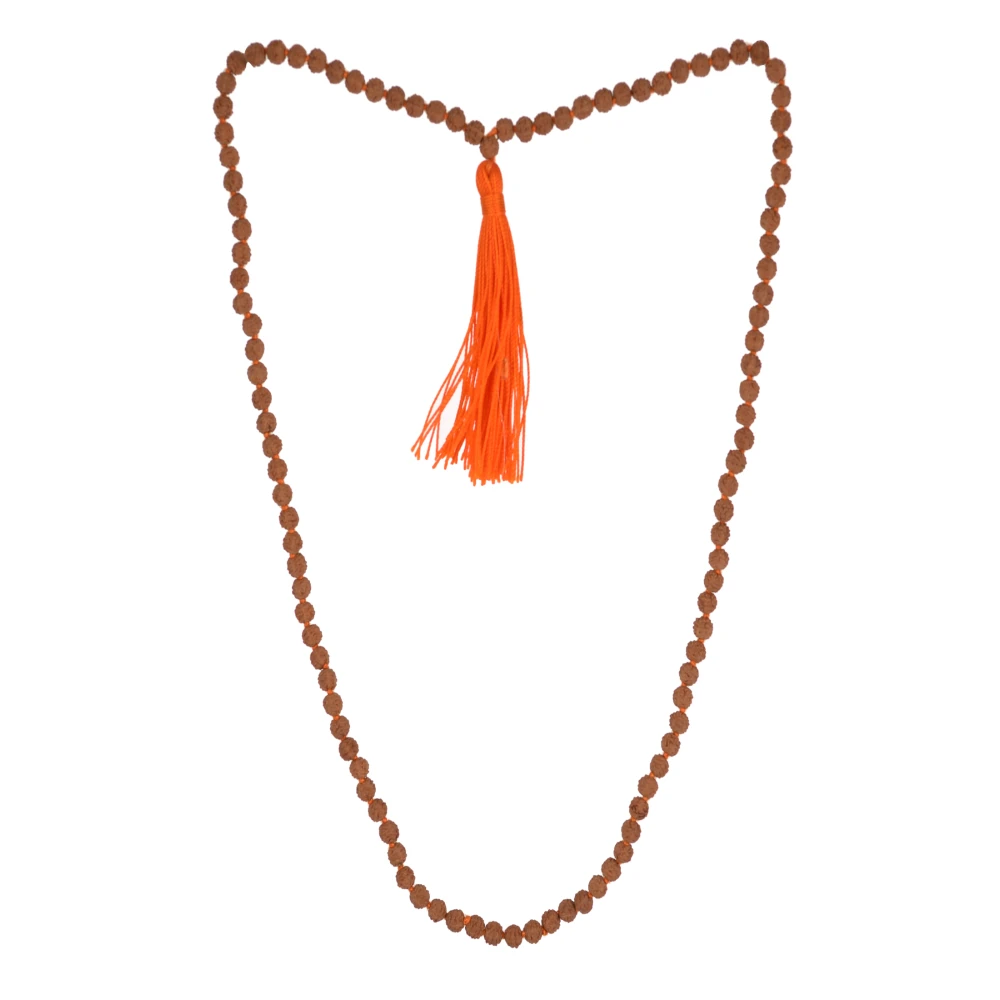 Natural Five Face -Panch Mukhi Rudraksha Mala-Rudraksha 6 MM Beads.