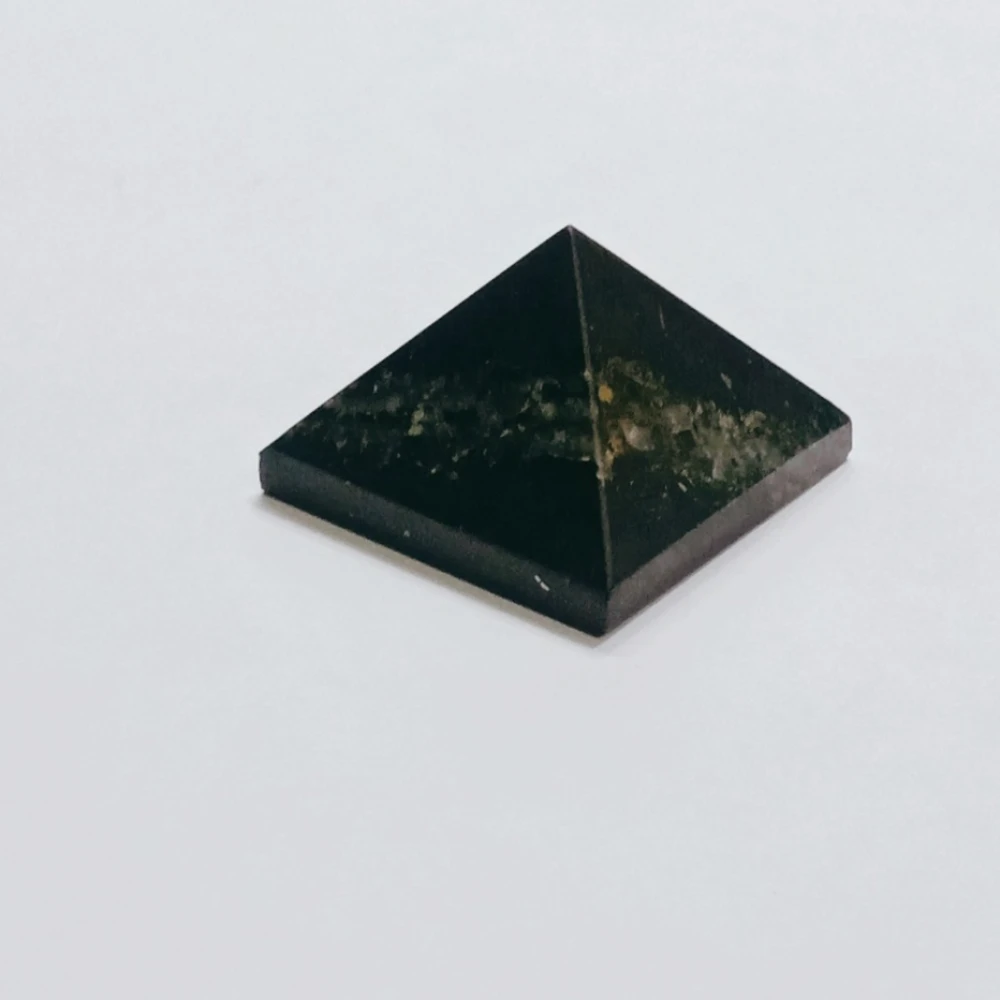 Healing Crystal polished Shungite Pyramid For Protection, Decoration