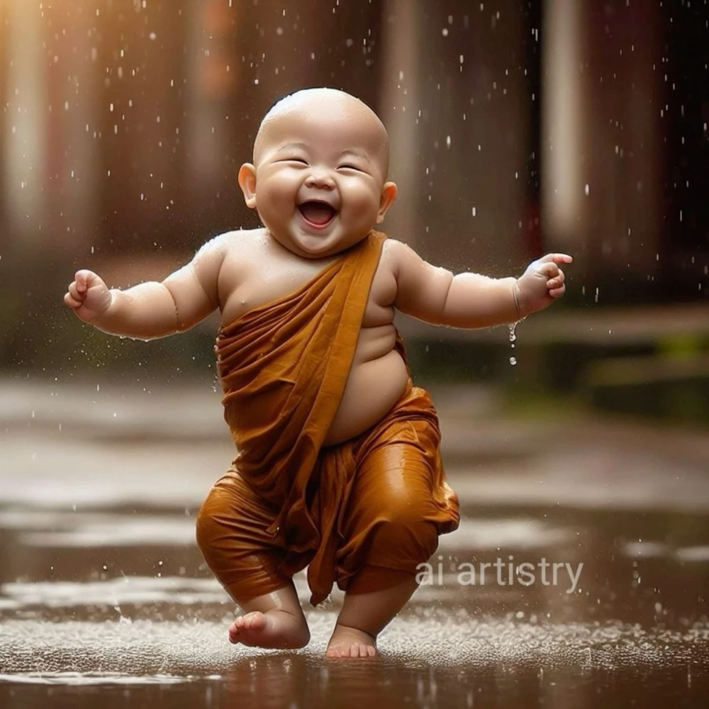 Adorable Smiling Baby Poster – 15x17 Inches"