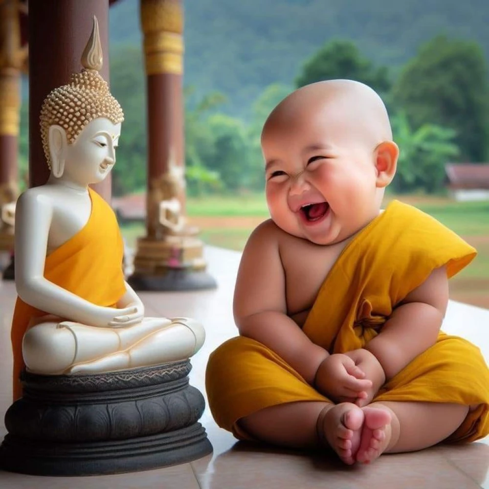 Joyful Baby with Innocent Smile – 15x17 Inch Poster