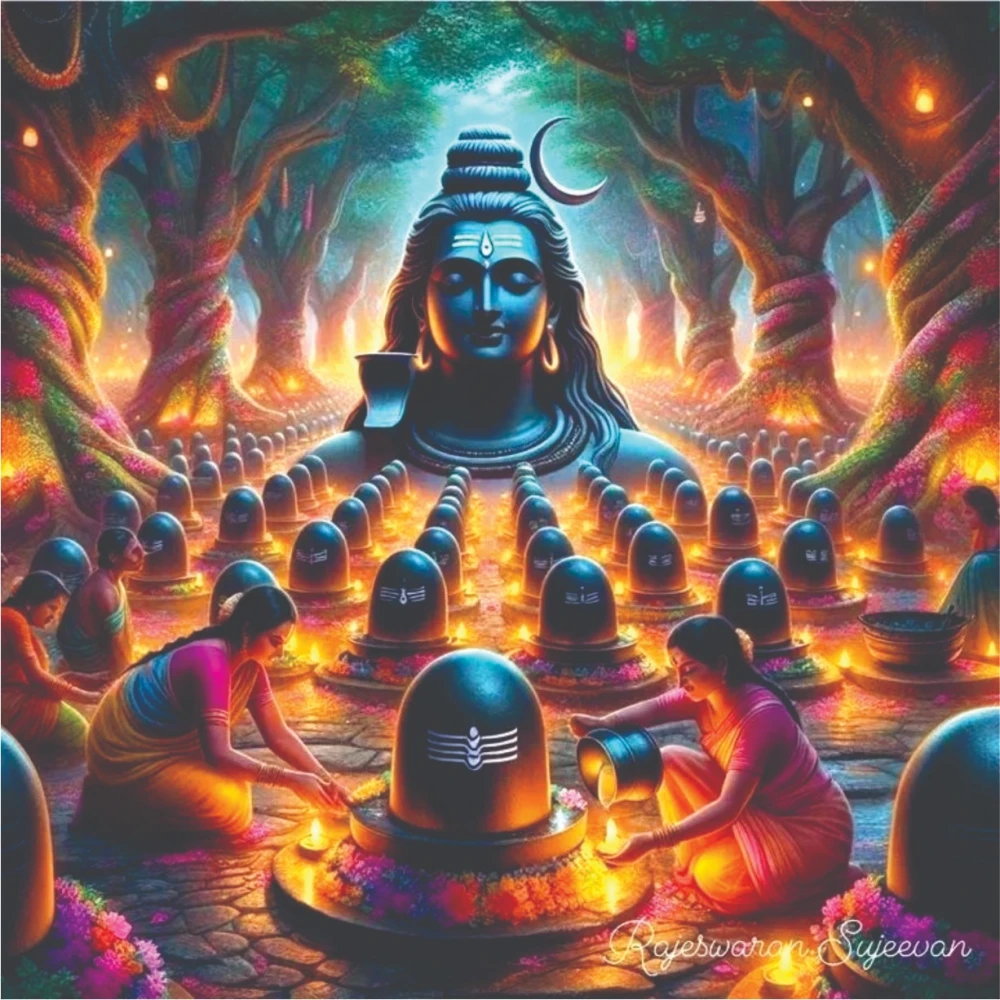 Divine Shiva Meditation Poster | 15x17 Inches"