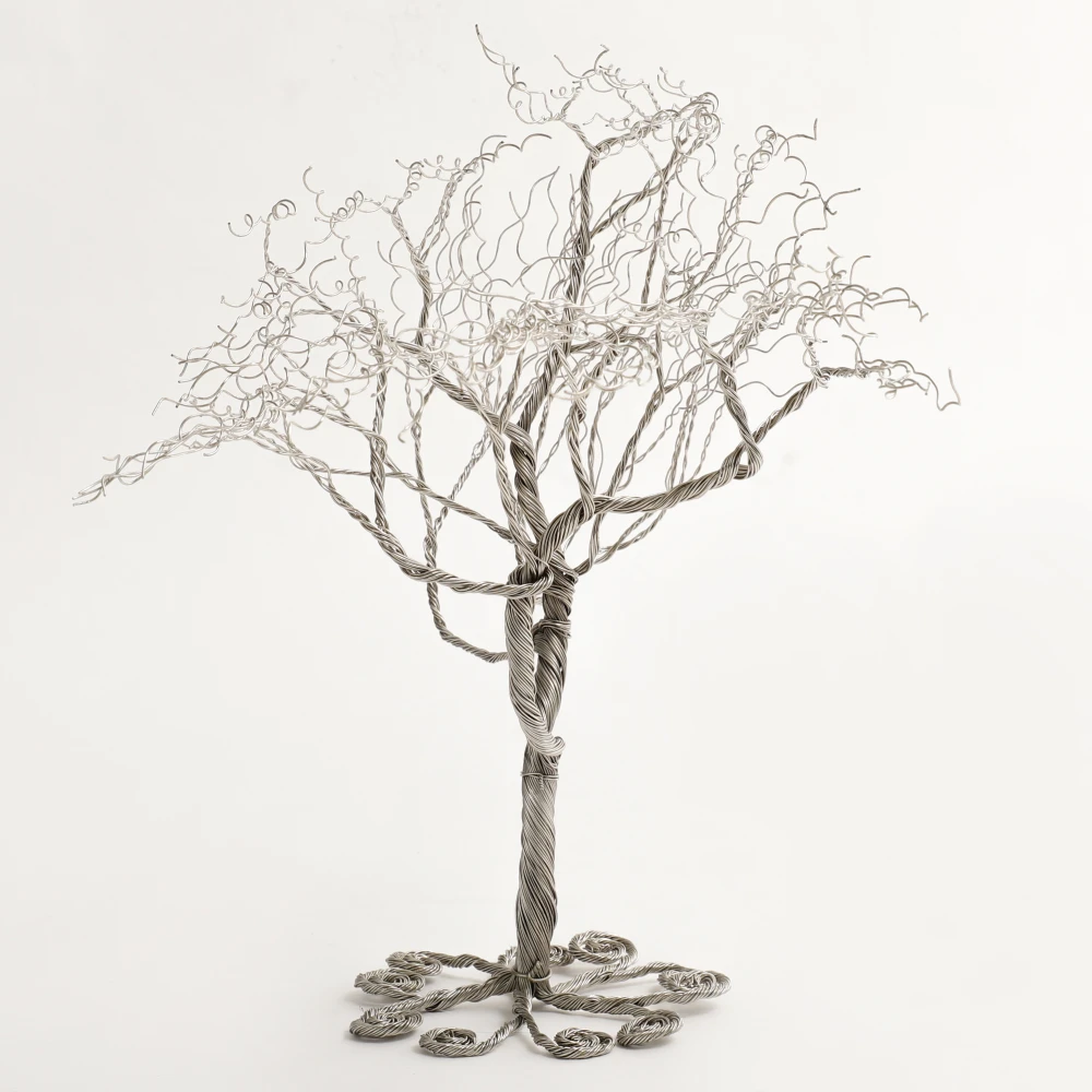 Breezy Branches Tree Sculpture in Silver