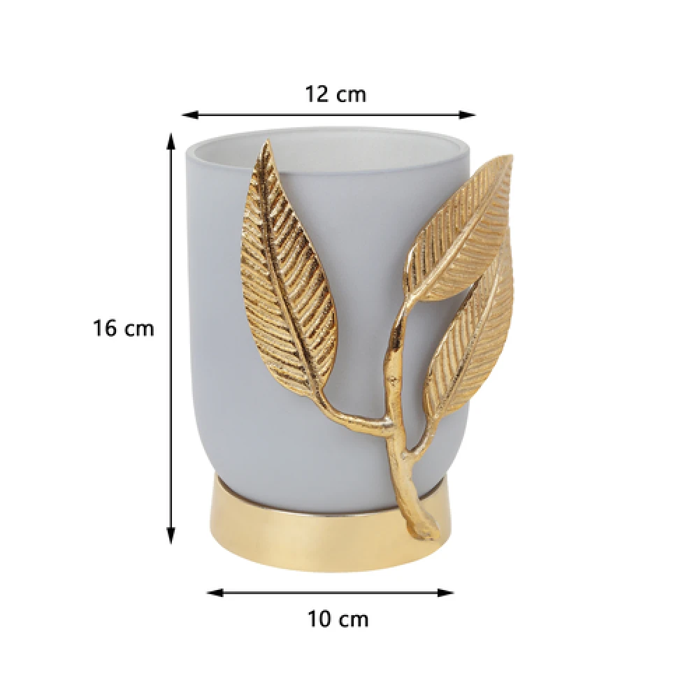 VersaLeaf Glass Vase and Candle Holder