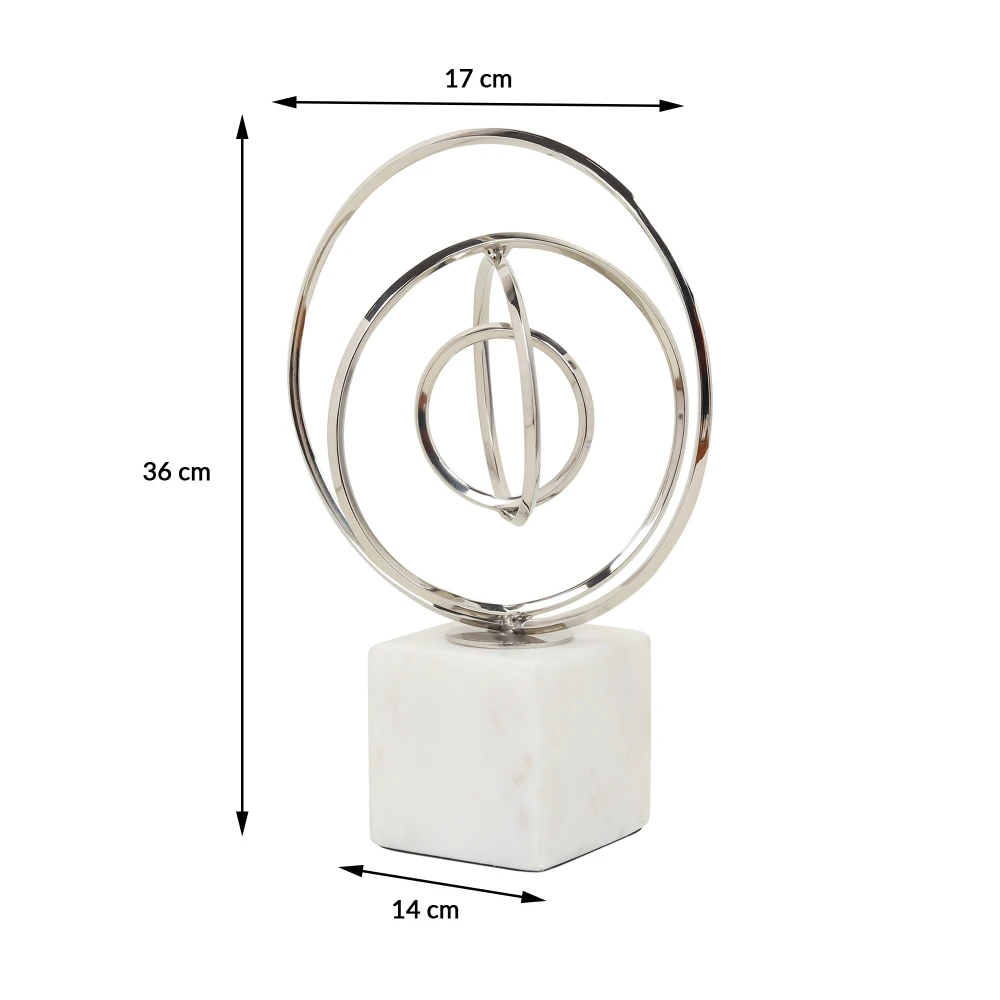 Seamless Circle Ensemble in Silver & Gold