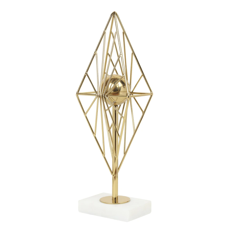 Diamond Prism Decor in Gold & Silver