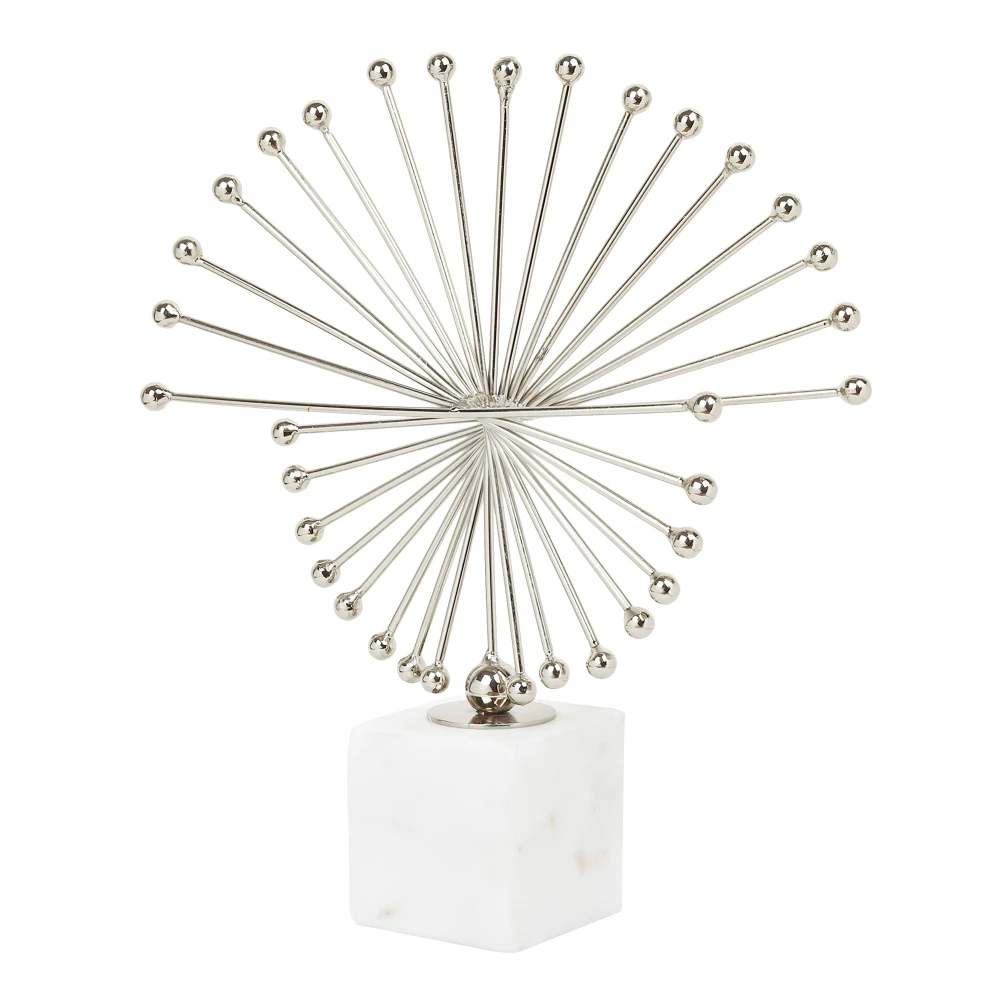 Spinfinity Sculpture in Gold & silver