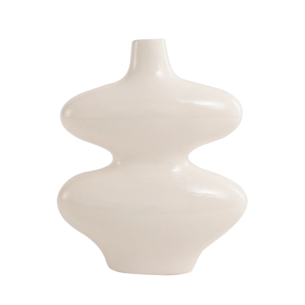 Ewan White & Black Vase