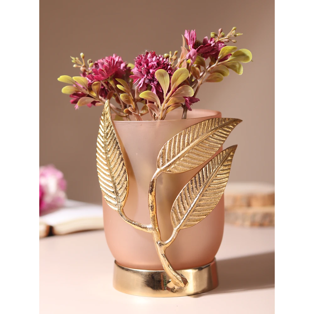 VersaLeaf Glass Vase and Candle Holder