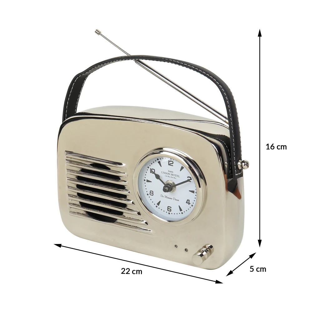 Melodic Memories Table Clock Silver,Gold