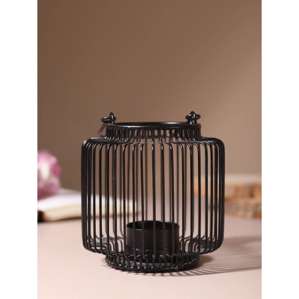 Orla Candle Holder Tlight Gold & Black