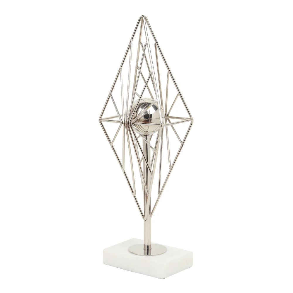 Diamond Prism Decor in Gold & Silver