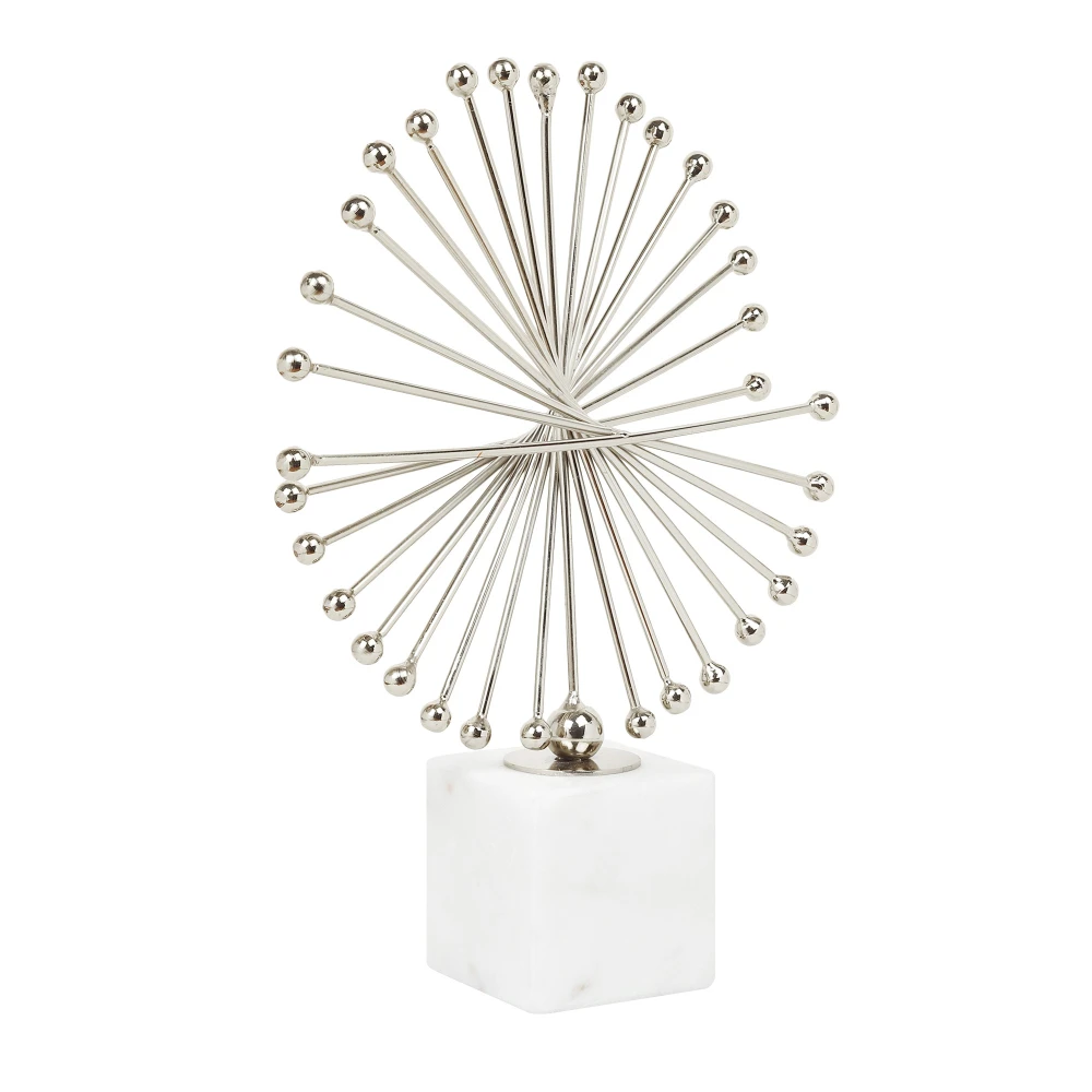 Spinfinity Sculpture in Gold & silver