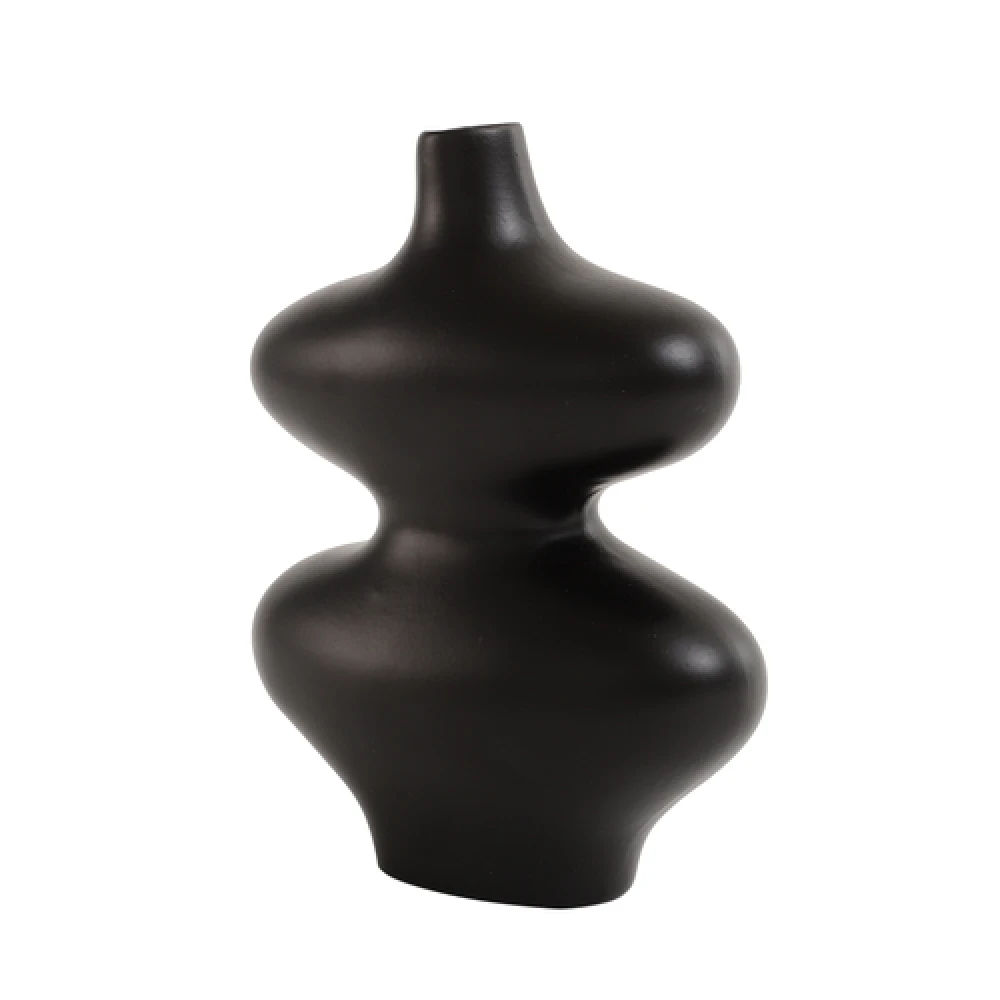 Ewan White & Black Vase