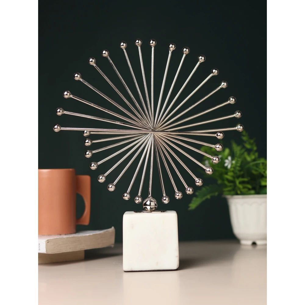 Spinfinity Sculpture in Gold & silver