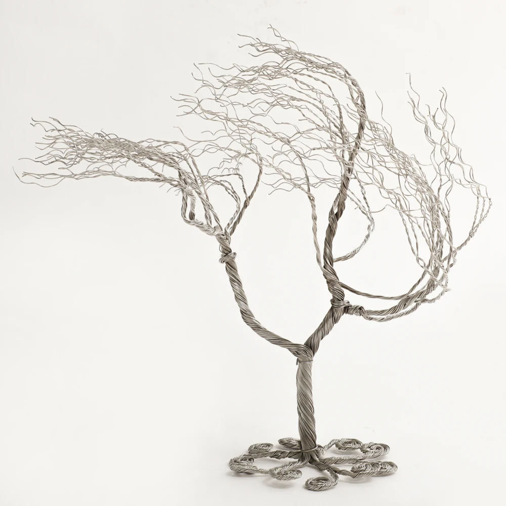 Breezy Branches Tree Sculpture in Silver