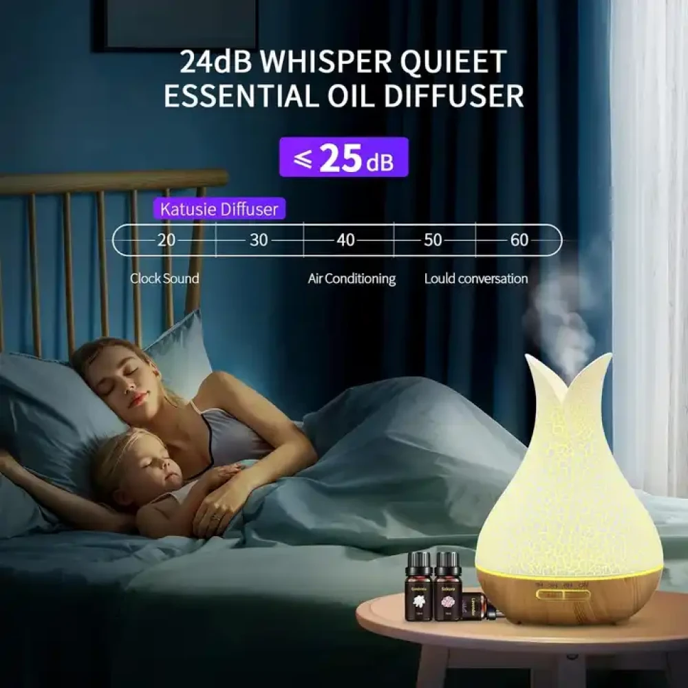 Aromatherapy Tulip style Air Humidifier and Oil diffuser