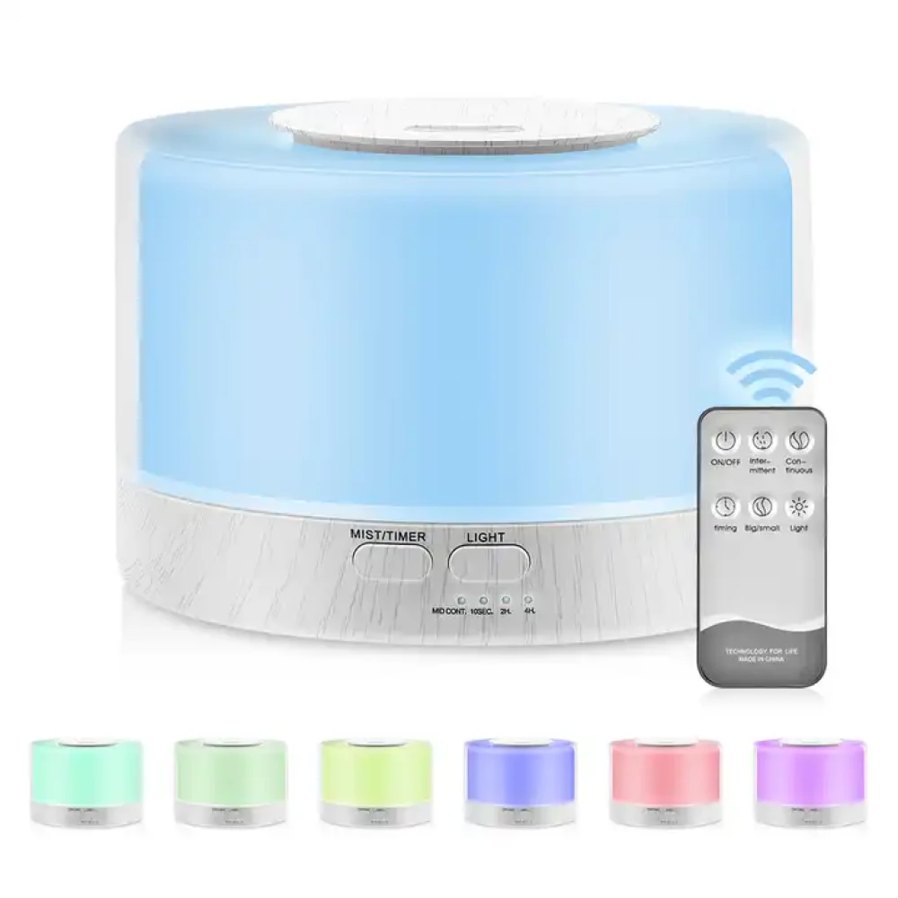 Wooden RGB Ultrasonic Diffuser – Transform Your Space into a Soothing Oasis