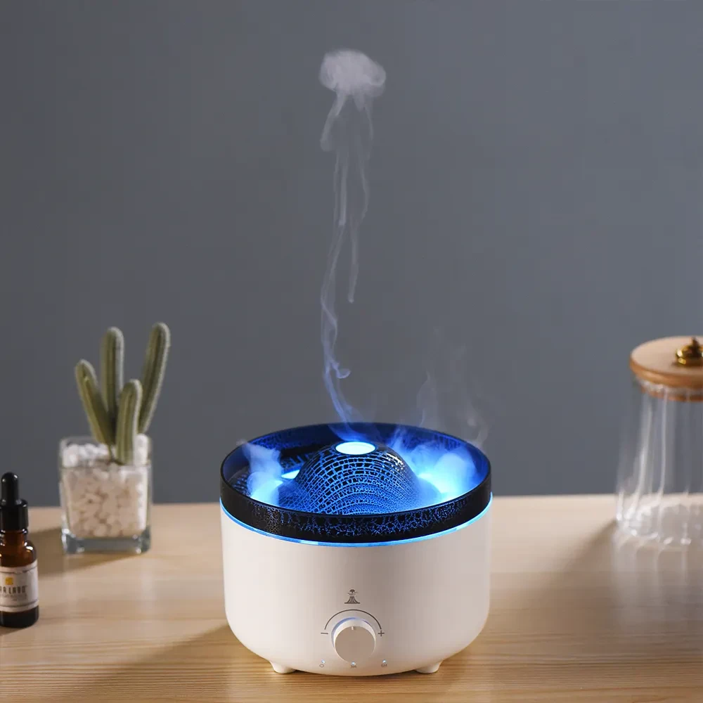 Electric Volcanic Aroma Air Humidifier and Essential Oil Diffuser