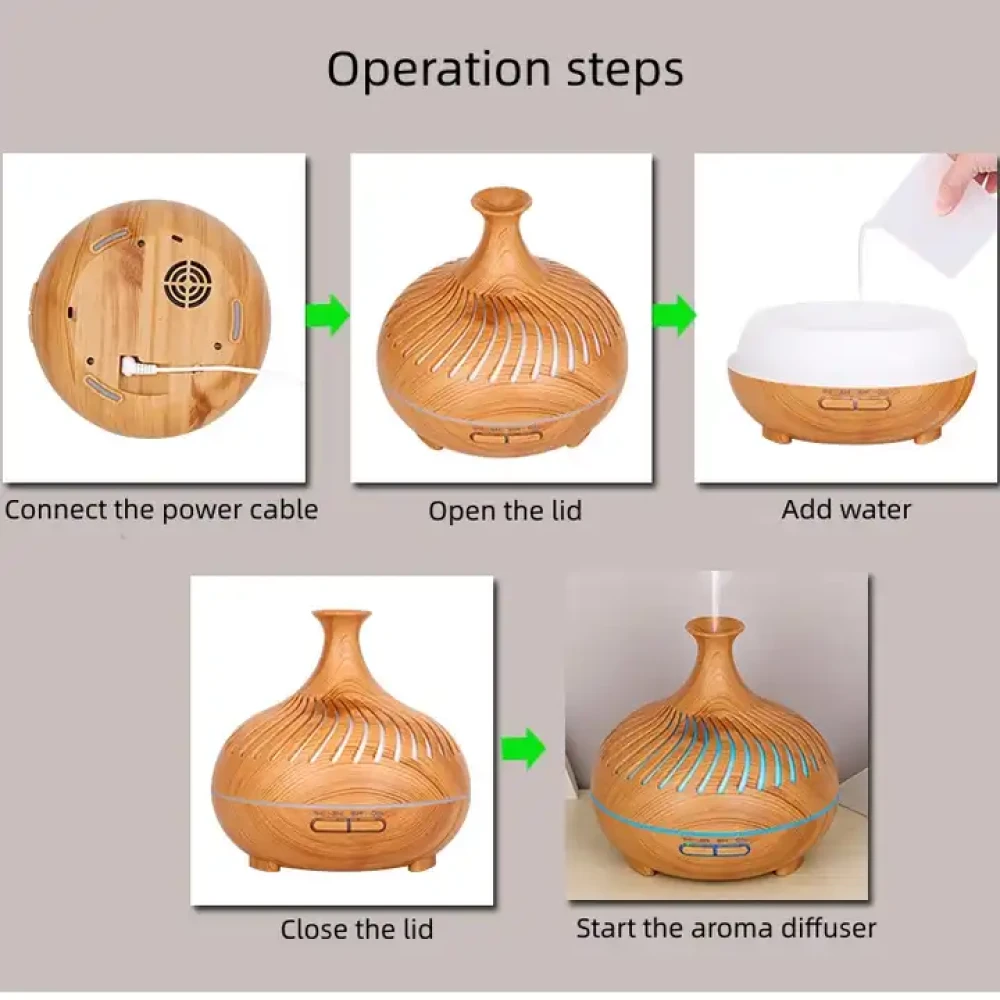 300ml USB Mini Essential Oil Aroma Diffuser