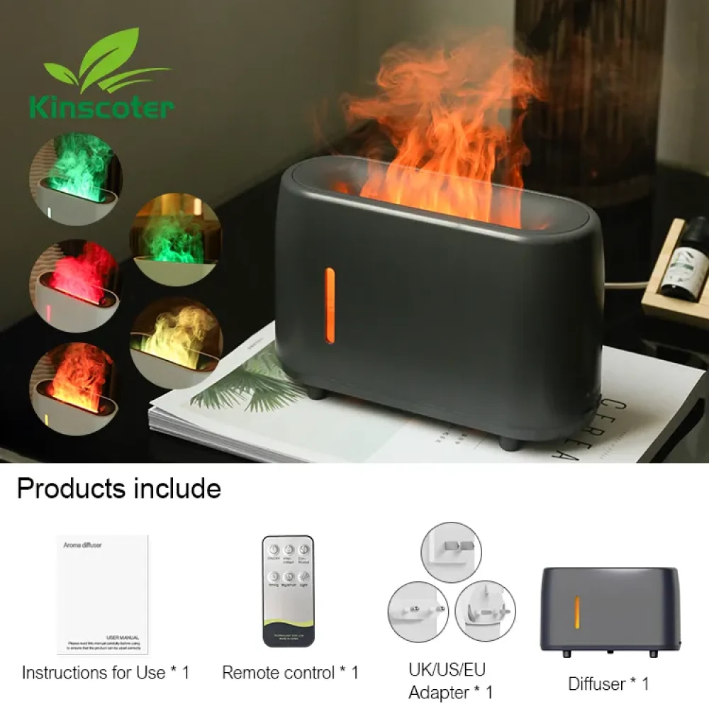 Electric Essential Oil Flame Aroma Diffuser – A Sanctuary of Relaxation and Rejuvenation
