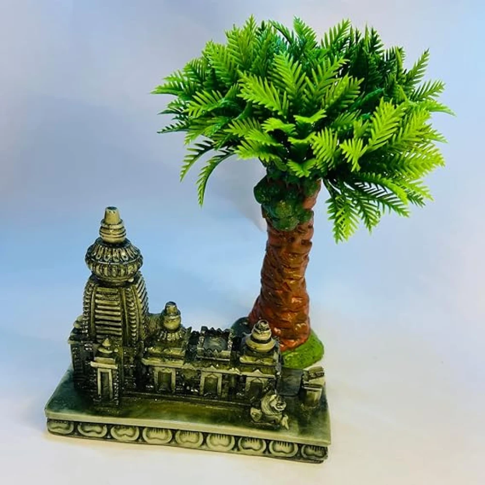 Sacred Mini Temple Beneath the Tree – Divine Decorative Piece for Home