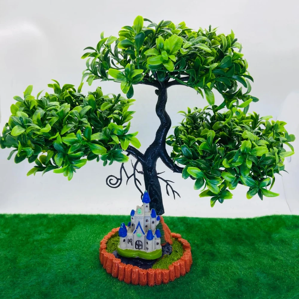 3 Branch House 2 Design Pot – Stylish Decorative Planter for Home & Office