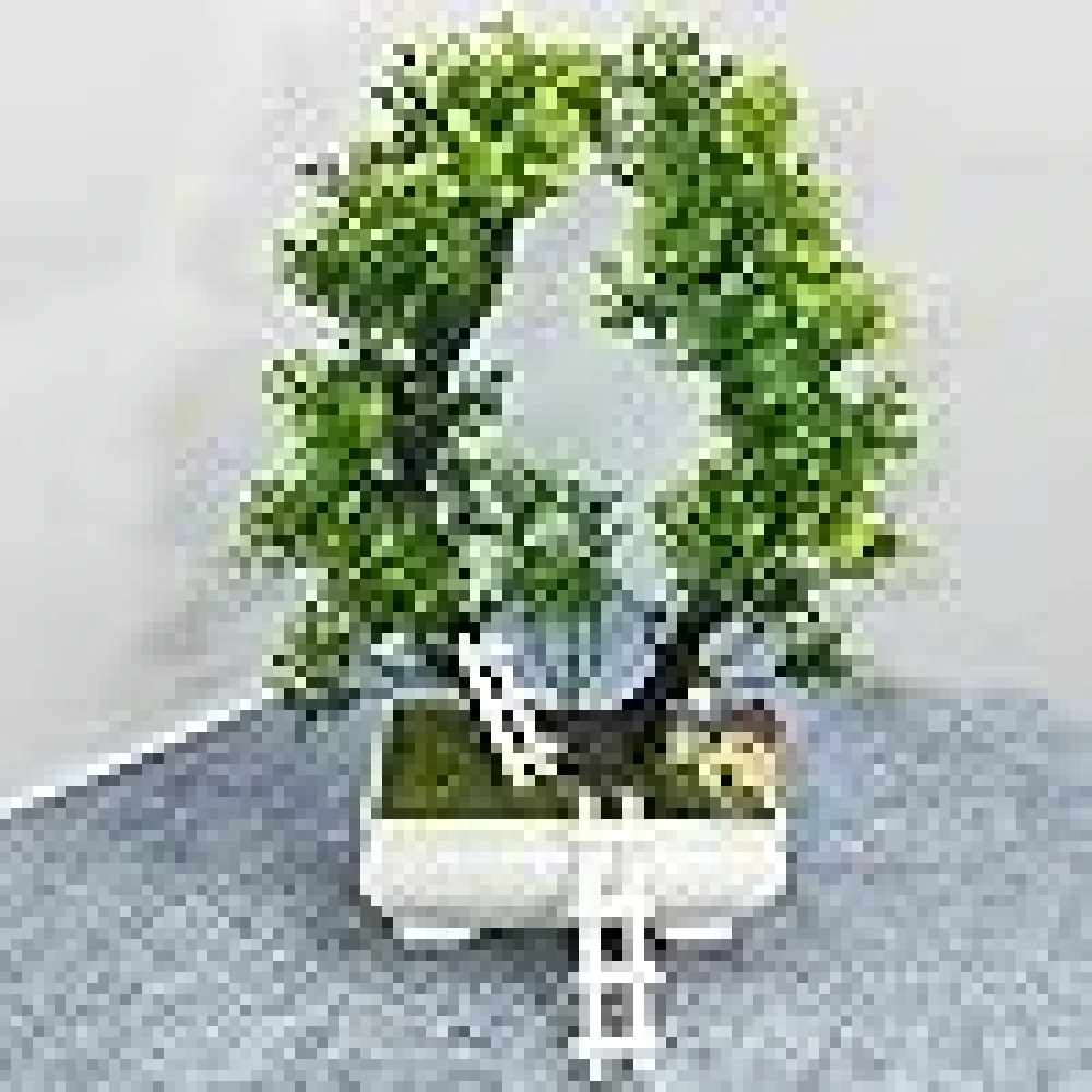 Artificial Plant with a Lovely House and ladders.