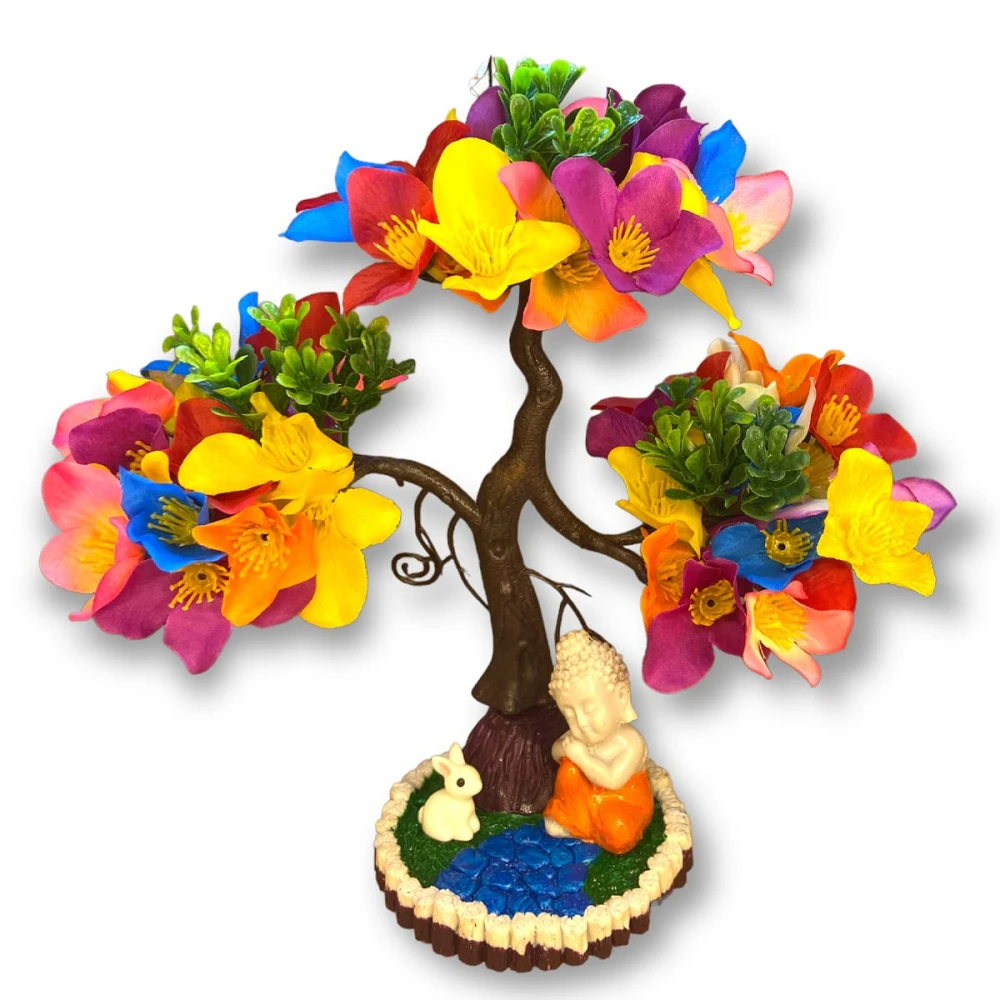 GOLDFISH1 Artificial Plants Flowers - Rabbit (Buddha)