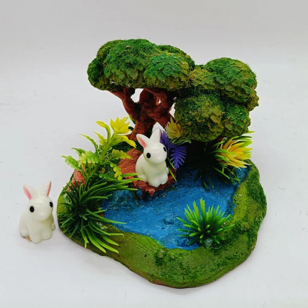 RAKAKART-beautiful FAIRY GARDEN miniature for home decor.