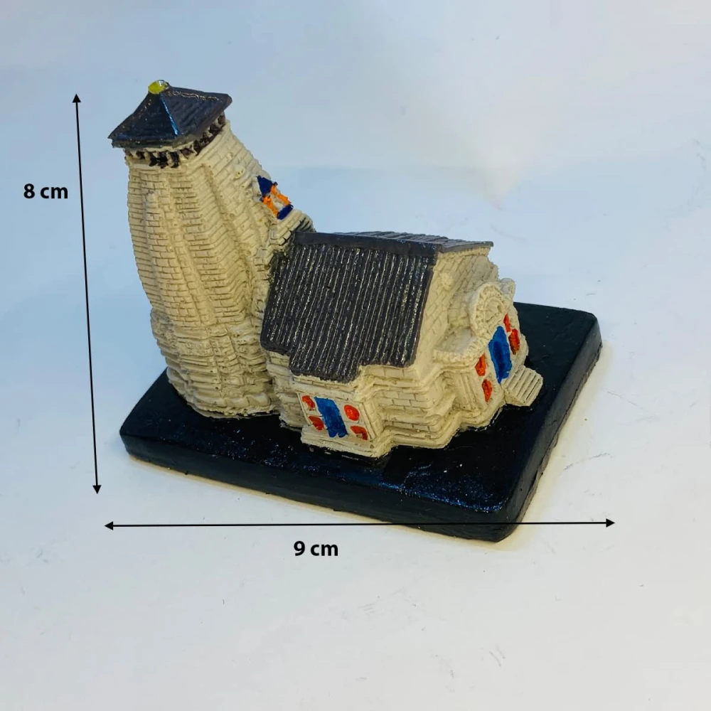 Mini Kedarnath Temple with Trees – Sacred Pilgrimage Decor