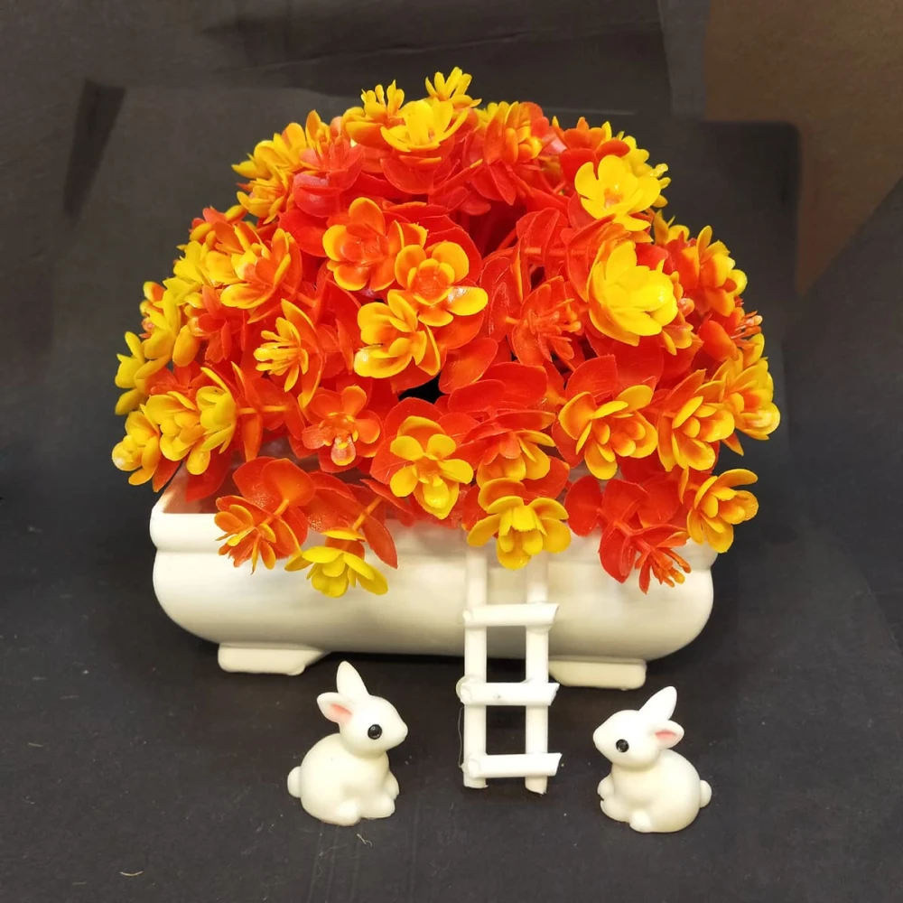 GOLDFISH1 Artificial Tree (Ladder - Rabbit) Flowers