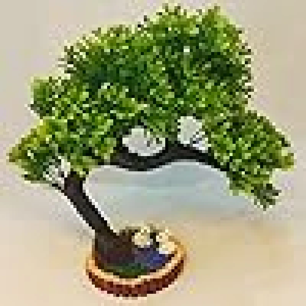 GOLDFISH1 Artificial Plants Rabbits with Designer Pot for home