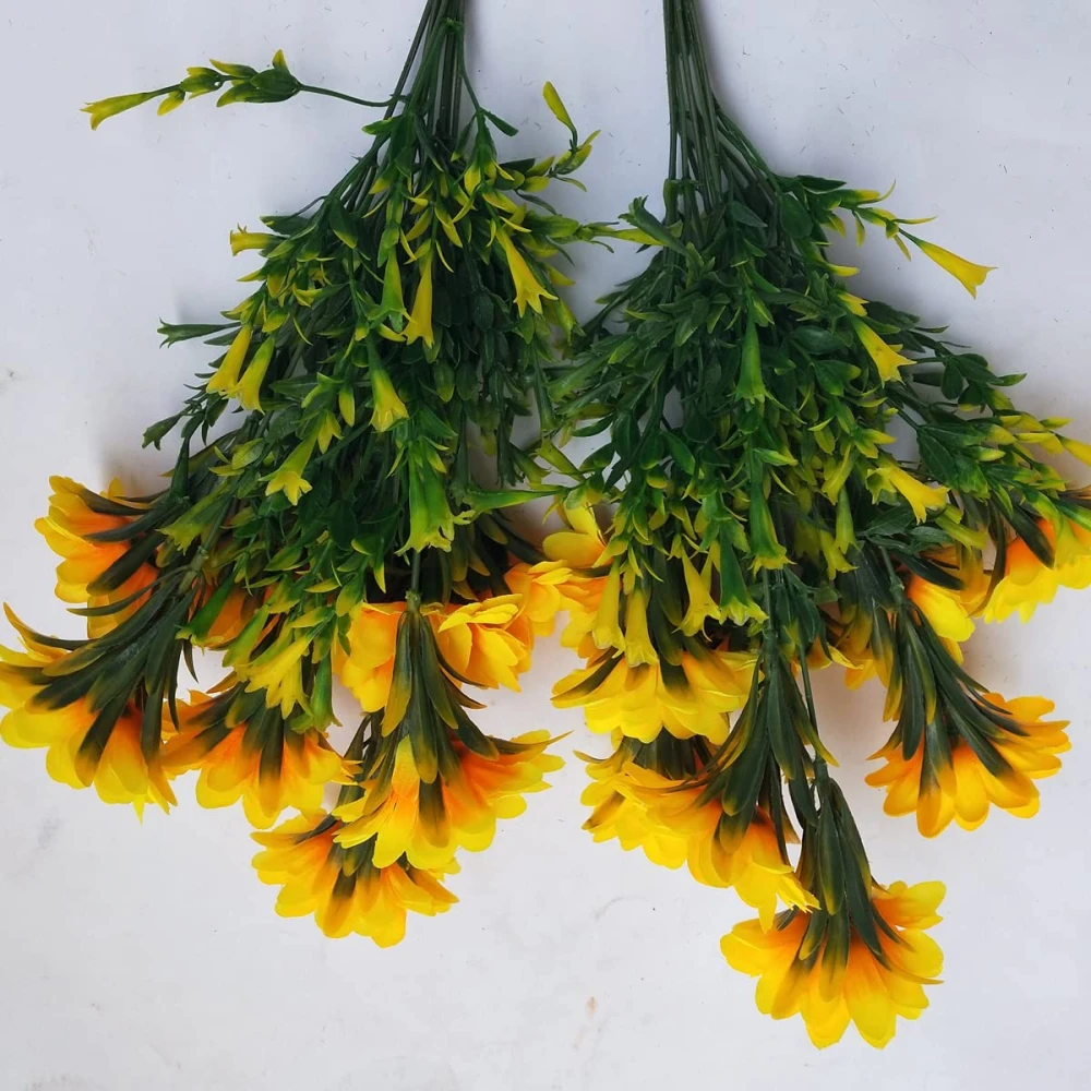 Artificial Sunflower Bunches (Yellow) Pack of 2