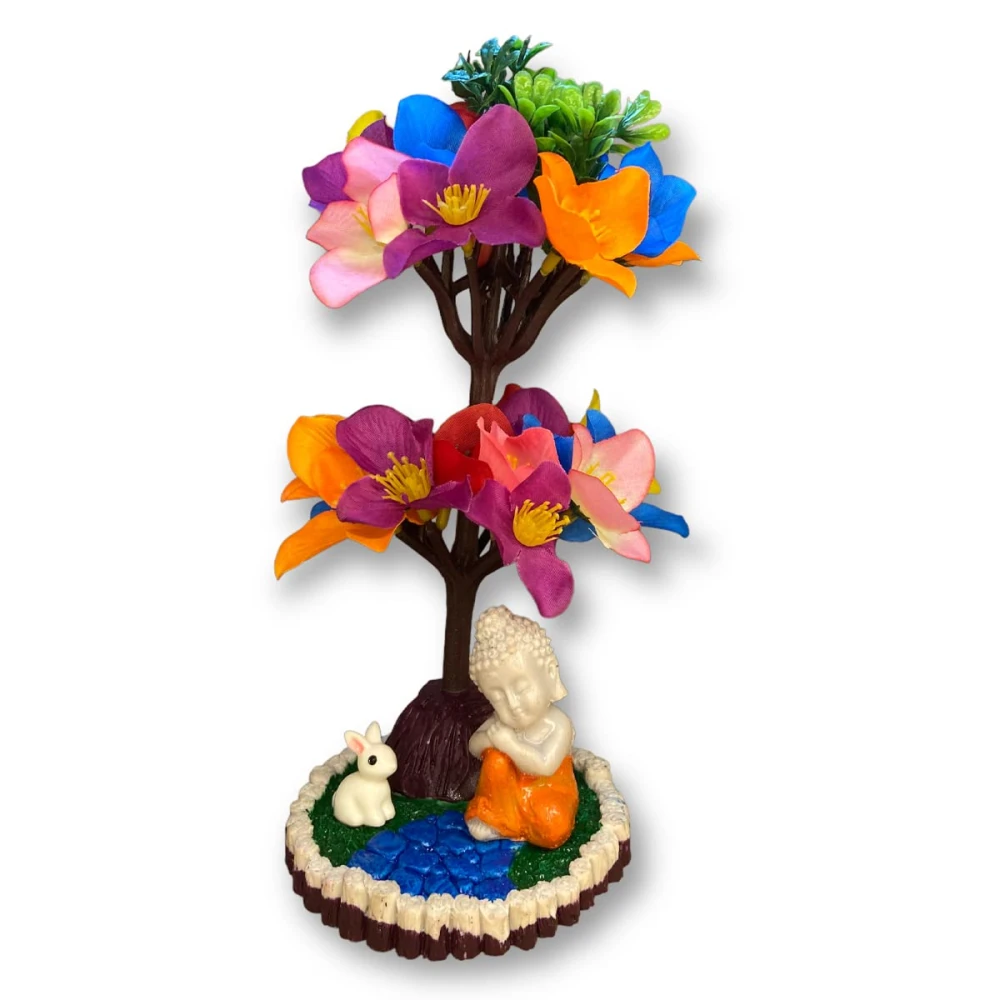 GOLDFISH1 Artificial Plants Flowers - Buddha and Rabbit