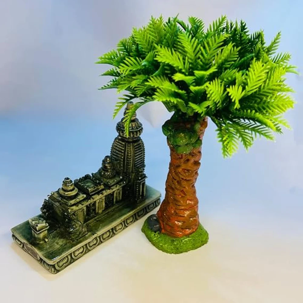 Sacred Mini Temple Beneath the Tree – Divine Decorative Piece for Home & Office