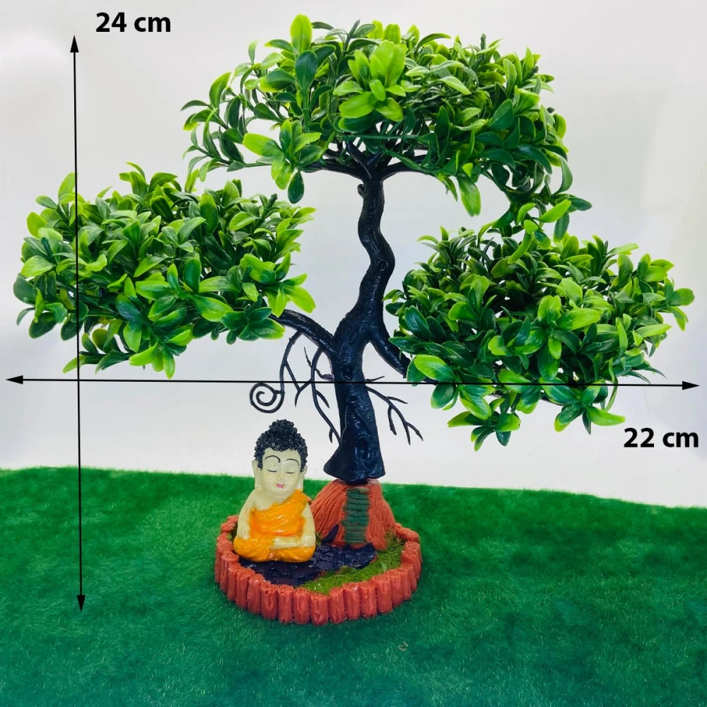 3 Branch Buddha Design Pot – Elegant Decorative Planter for Home & Office