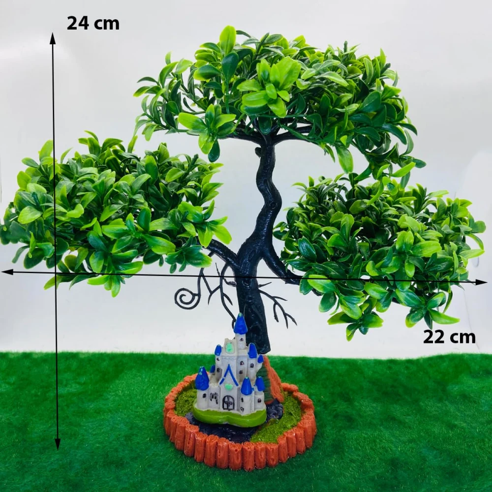 3 Branch House 2 Design Pot – Stylish Decorative Planter for Home & Office