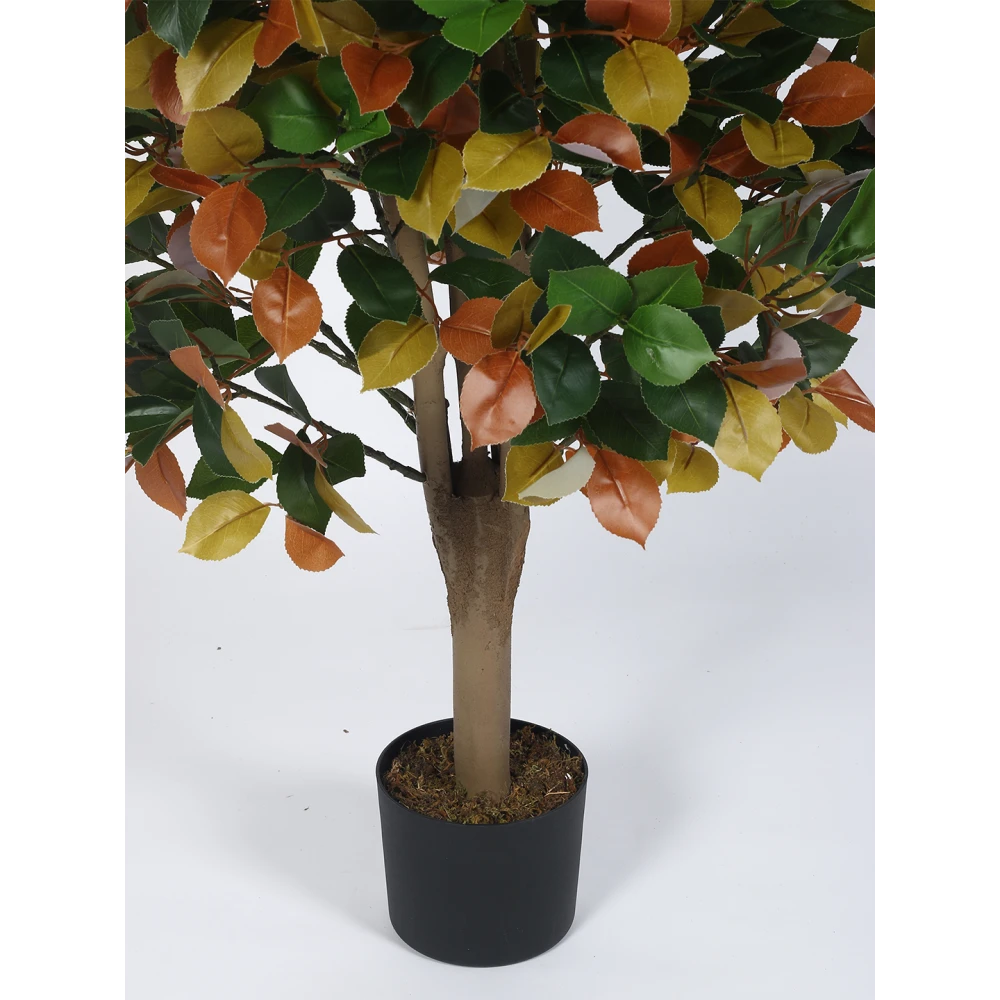 Artificial Plant 47inch Artificial Ficus Plants With Black Pot|Home Decor,Office Decor Perfect Gift,Set of 1