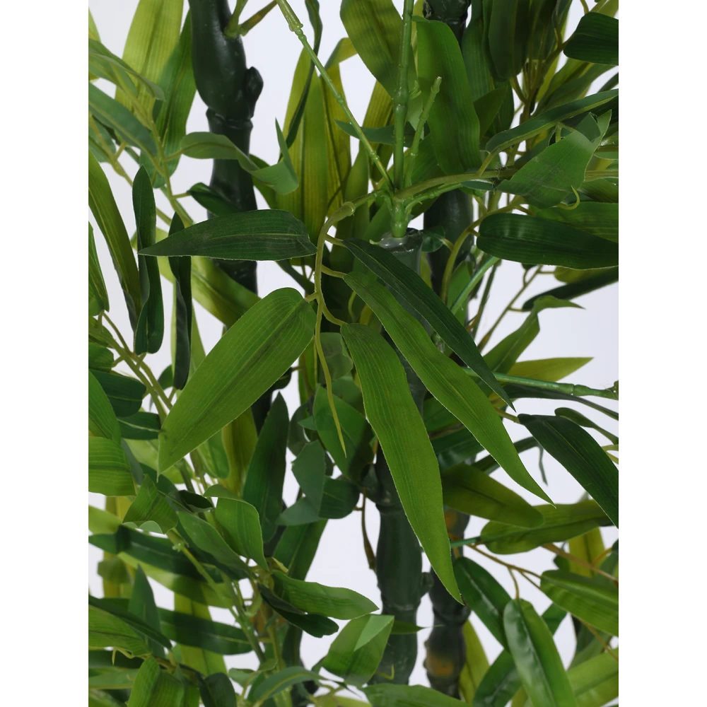 Artificial Plant 59inch Artificial Real Touch Bamboo Plant With Black Pot |Home Decor,Office Decor Perfect decor Gift,Set of 1