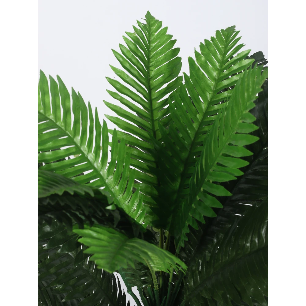 Artificial Plant 33inch Artificial Boston Fern Plants With Black Pot |Home Decor,Office Decor Perfect decor Gift,Set of 1