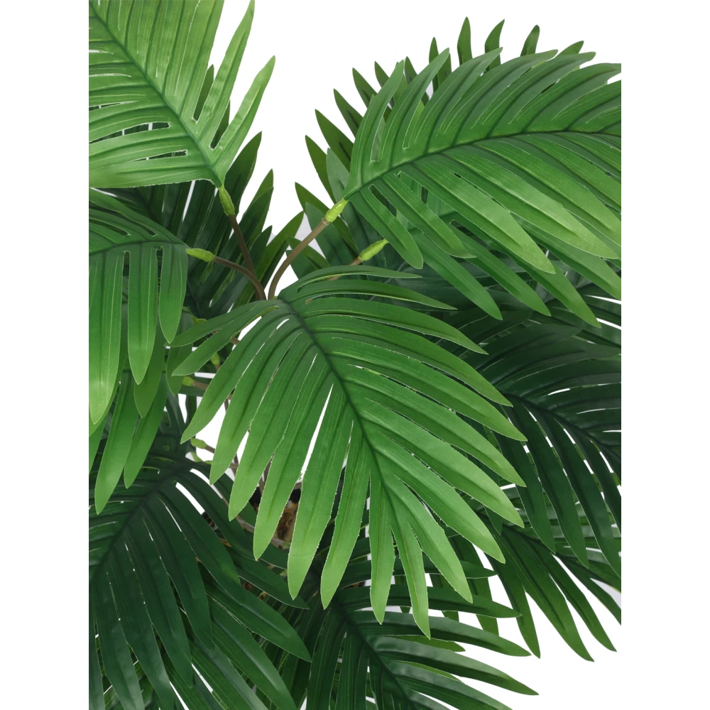 Artificial Plant 29inch Artificial Areca Plants With Black Pot|Home Decor,Office Decor Perfect Housewarming Gift,Set of 1