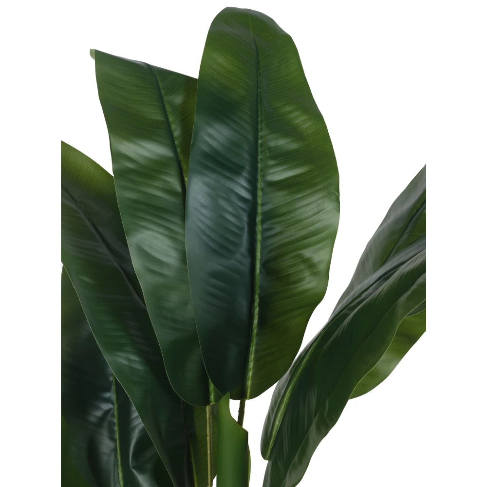 Artificial Plant  55inch Artificial Real Touch Banana Plants With Black Pot |Home Decor,Office Decor Perfect decor Gift,Set of 1